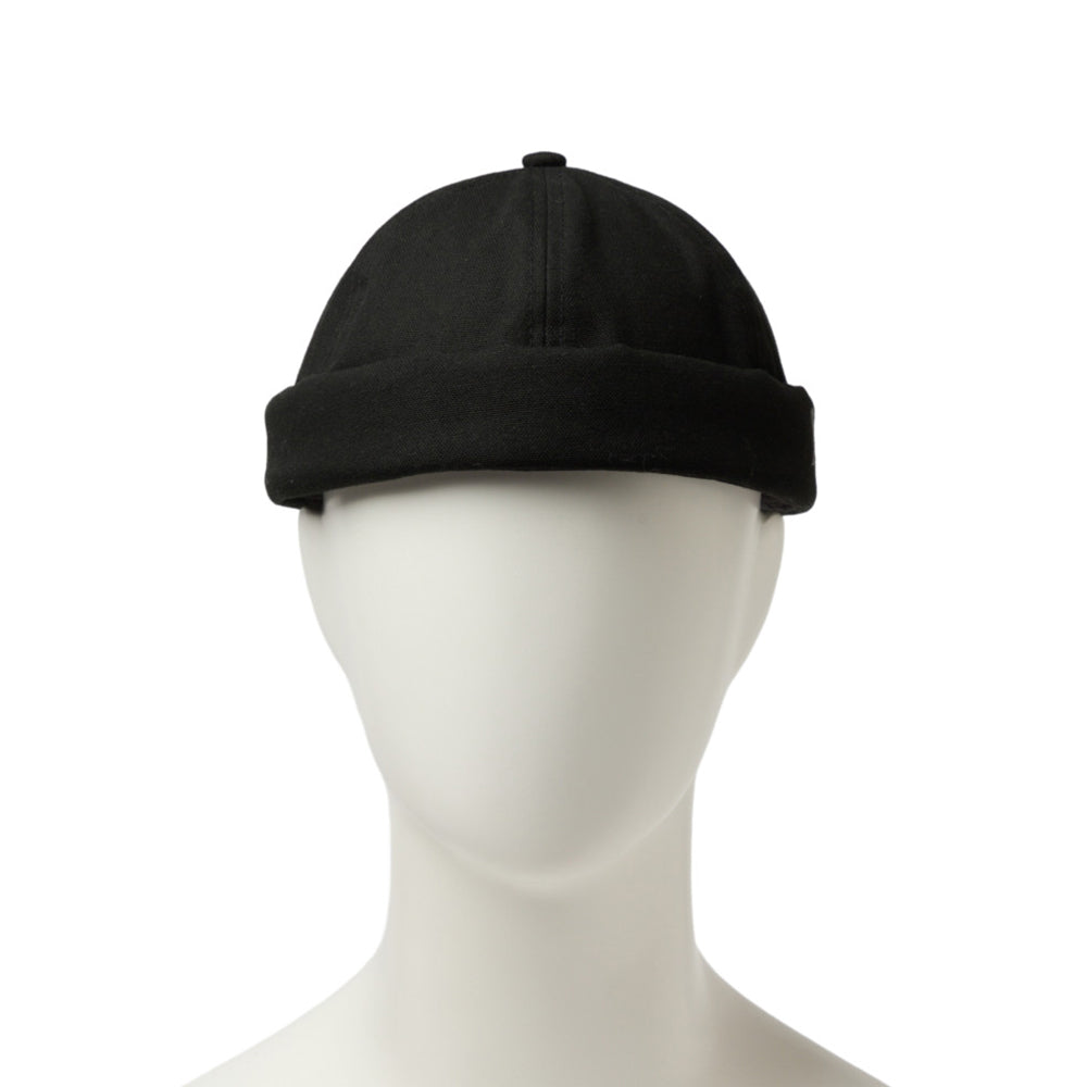Fisherman Black Skully Hat