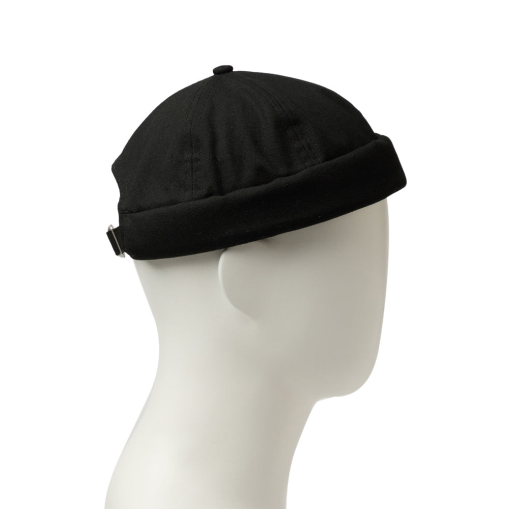 Fisherman Black Skully Hat