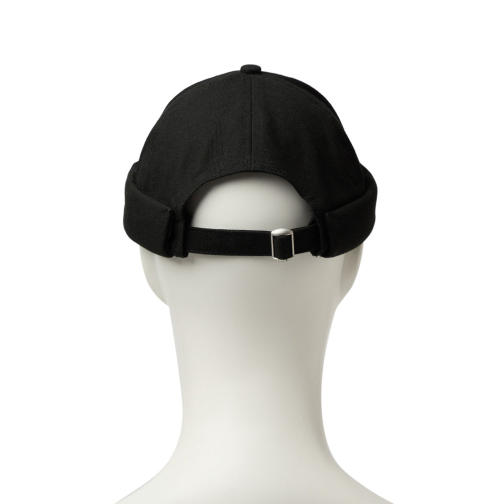 Fisherman Black Skully Hat