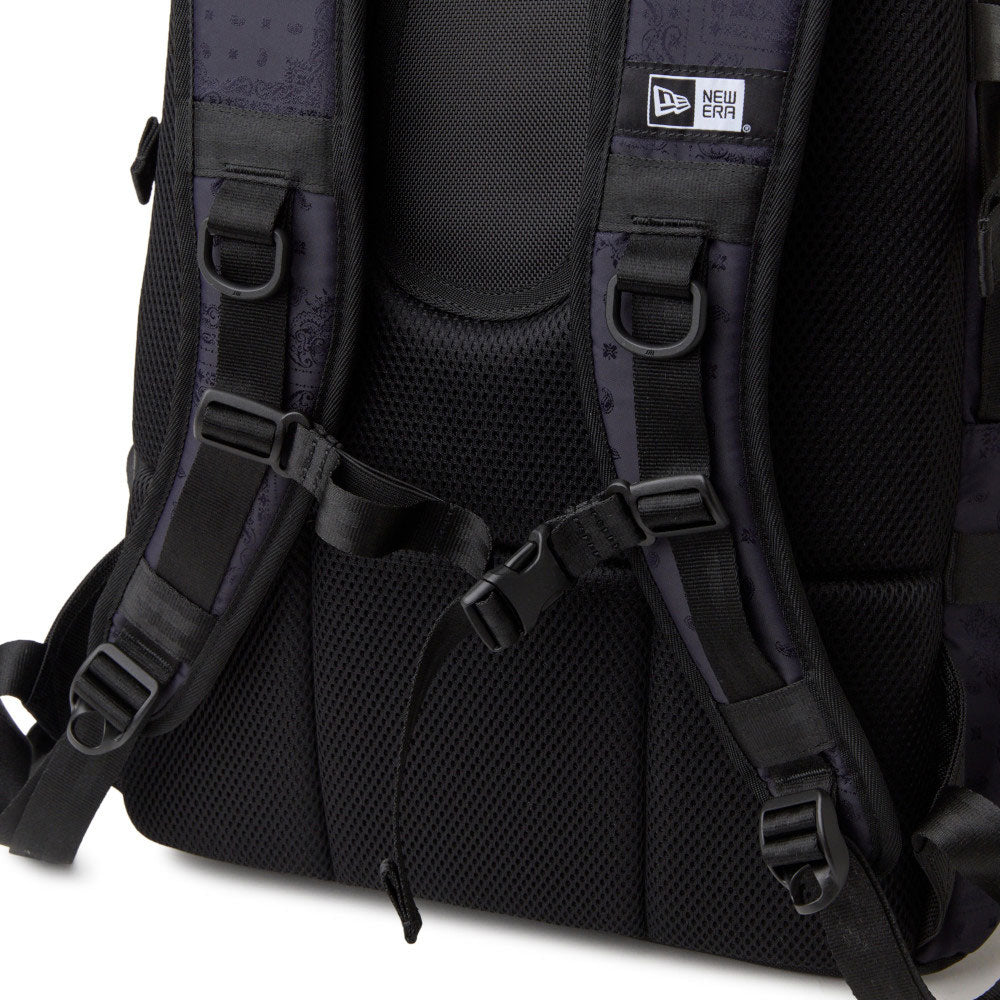 New Era Box Logo Navy 200D Jaq Paisley Carrier Backpack Bag