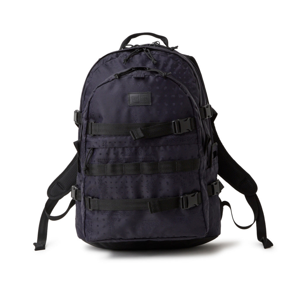 New Era Box Logo Navy 200D Jaq Paisley Carrier Backpack Bag