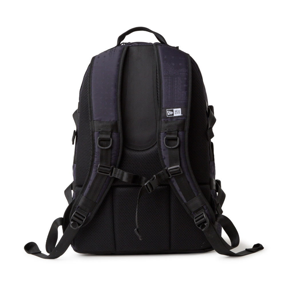 New Era Box Logo Navy 200D Jaq Paisley Carrier Backpack Bag