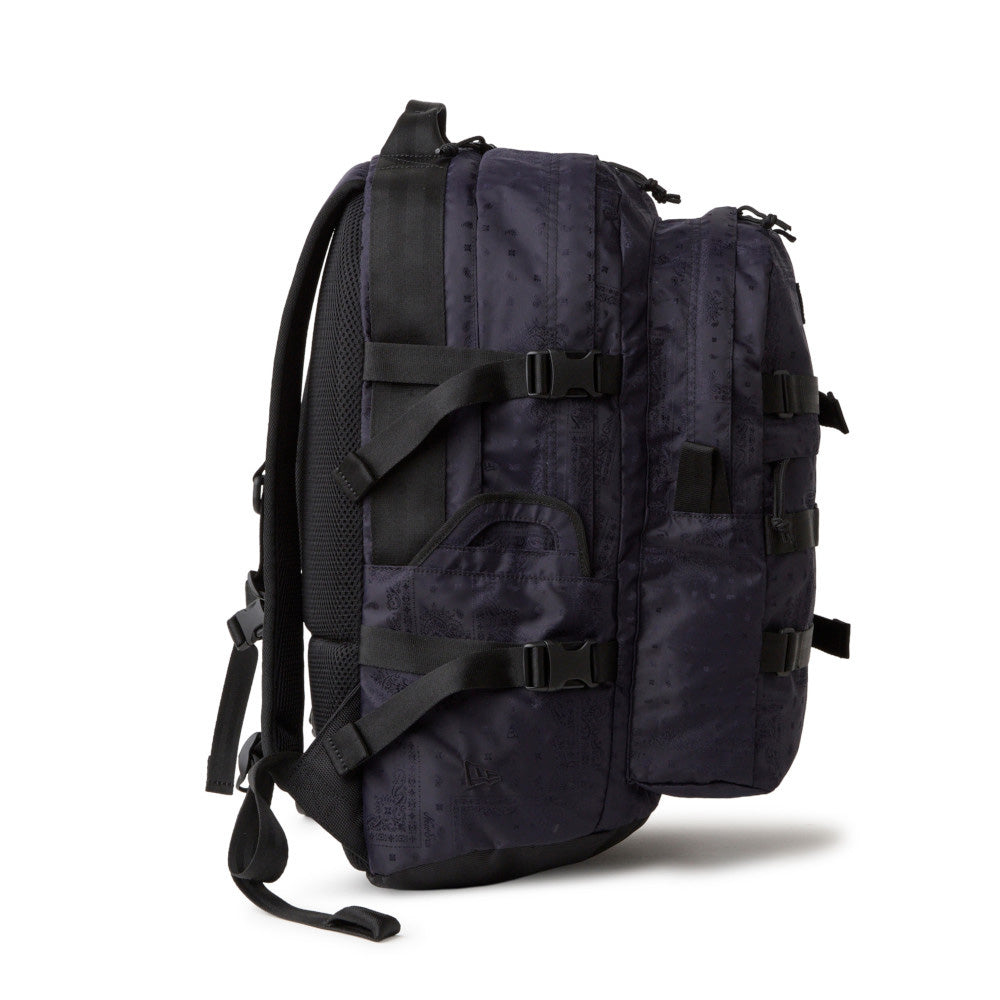 New Era Box Logo Navy 200D Jaq Paisley Carrier Backpack Bag