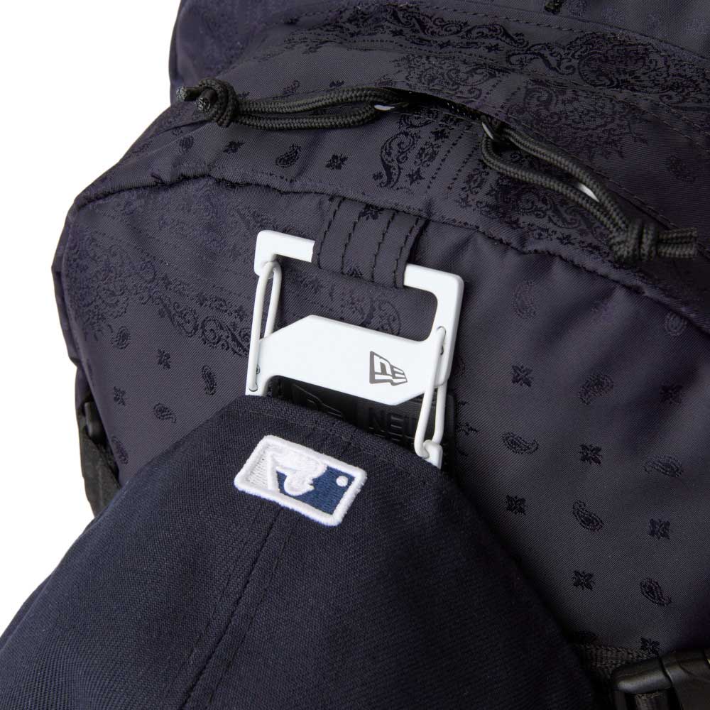 New Era Box Logo Navy 200D Jaq Paisley Carrier Backpack Bag