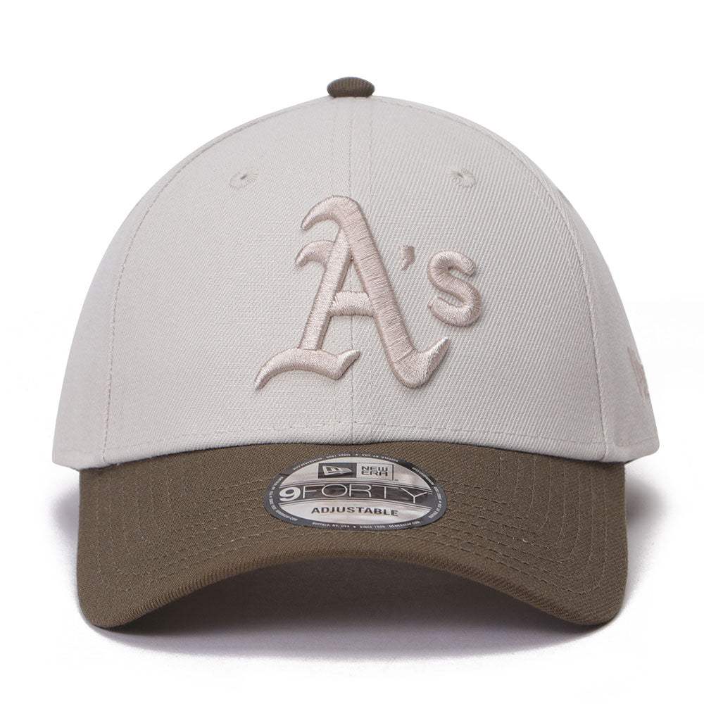 New Era Oakland Athletics Tonal Stone 9FORTY Adjustable Cap