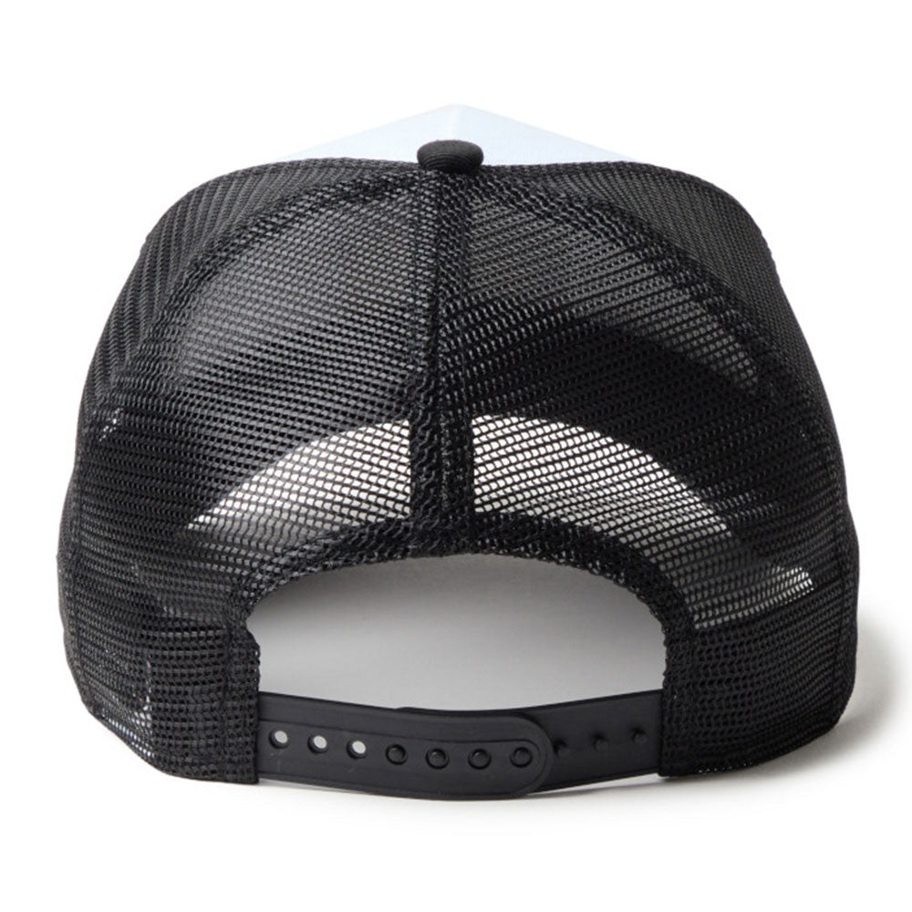 New Era TPU Box Logo White Black 9FORTY A-Frame Trucker Cap