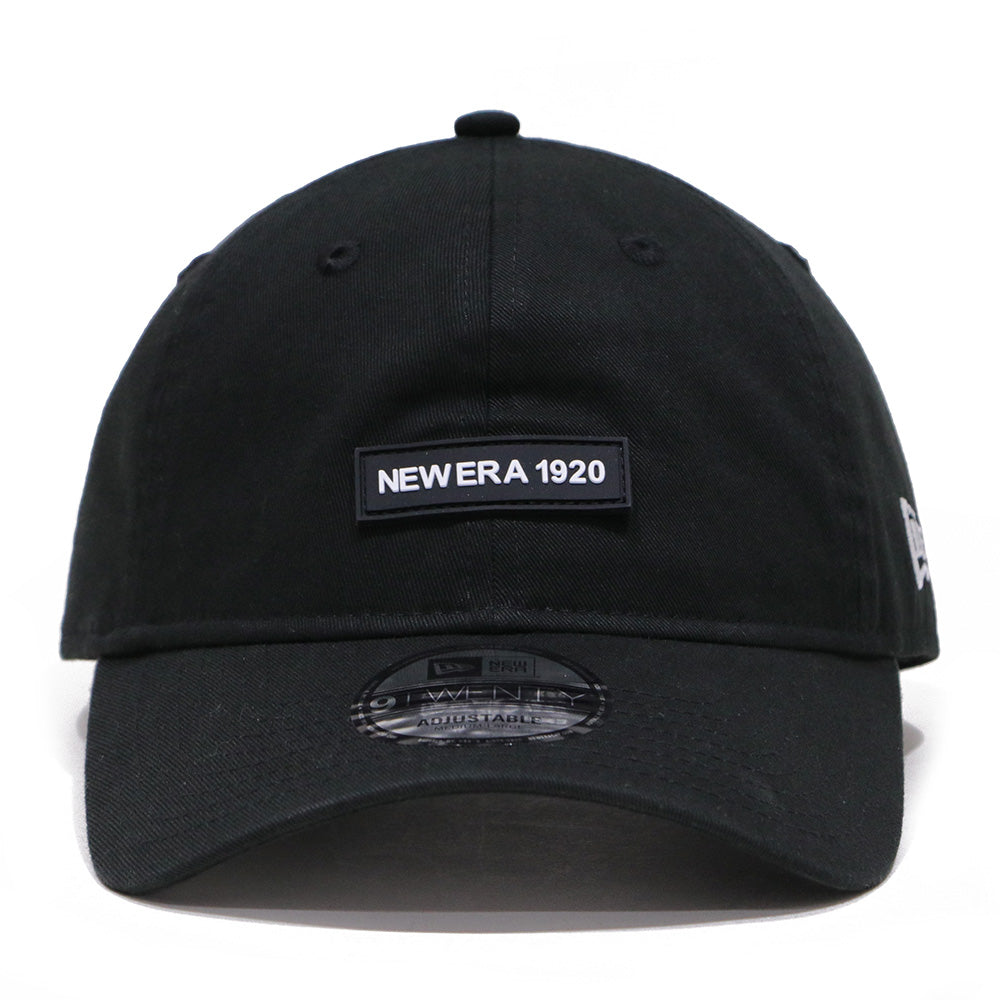 New Era Wordmark Patch NE1920 Black 9TWENTY Adjustable Cap