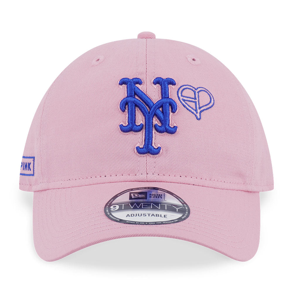 帽子 NEWERA x BLACK PINK x MLB 9TWENTY New Era x BLACKPINK New York Mets Pink 9TWENTY Adjustable Cap