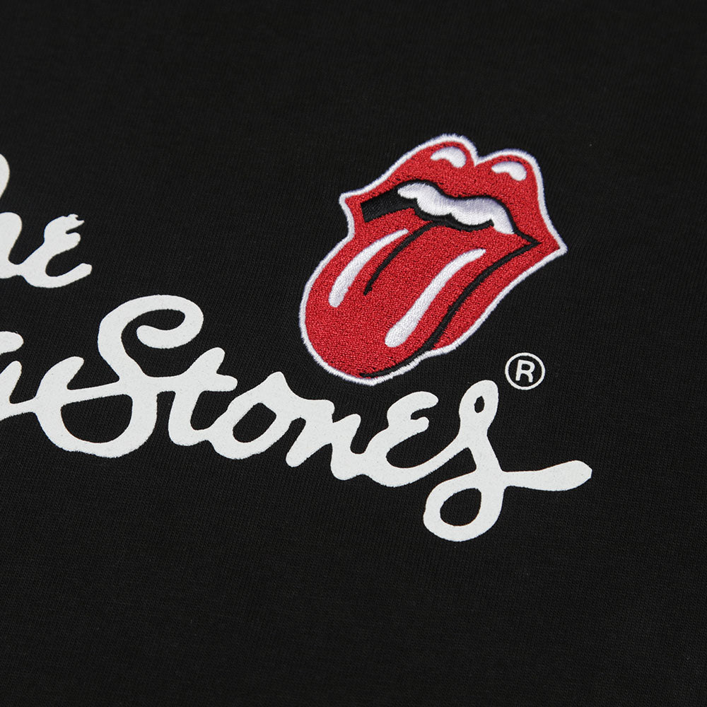 New Era Rolling Stones Logo Black Short Sleeve T-Shirt