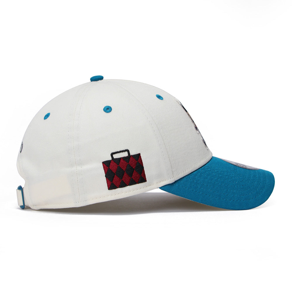 New Era x HUNTER x HUNTER Leorio Chrome White Turquoise 9FORTY Adjustable Cap (PH Exclusive)