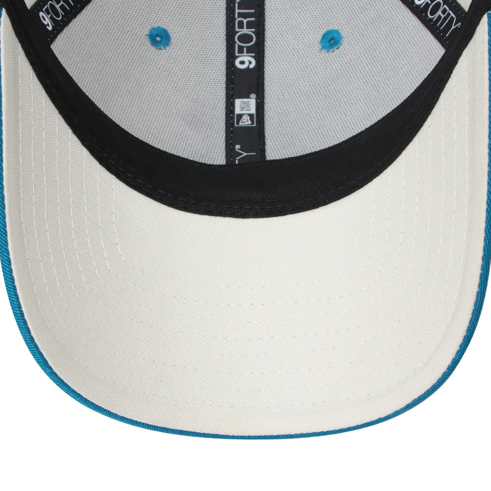 New Era x HUNTER x HUNTER Leorio Chrome White Turquoise 9FORTY Adjustable Cap (PH Exclusive)