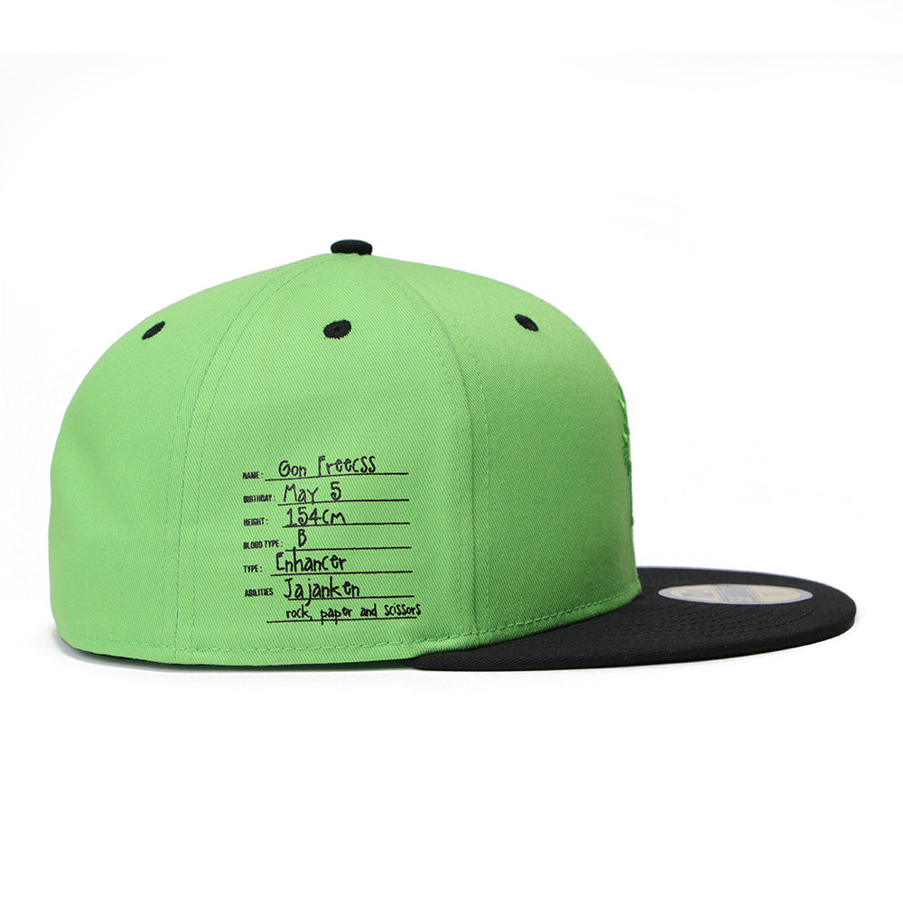 New Era x HUNTER x HUNTER Gon Green Black 59FIFTY Fitted Cap (PH Exclusive)