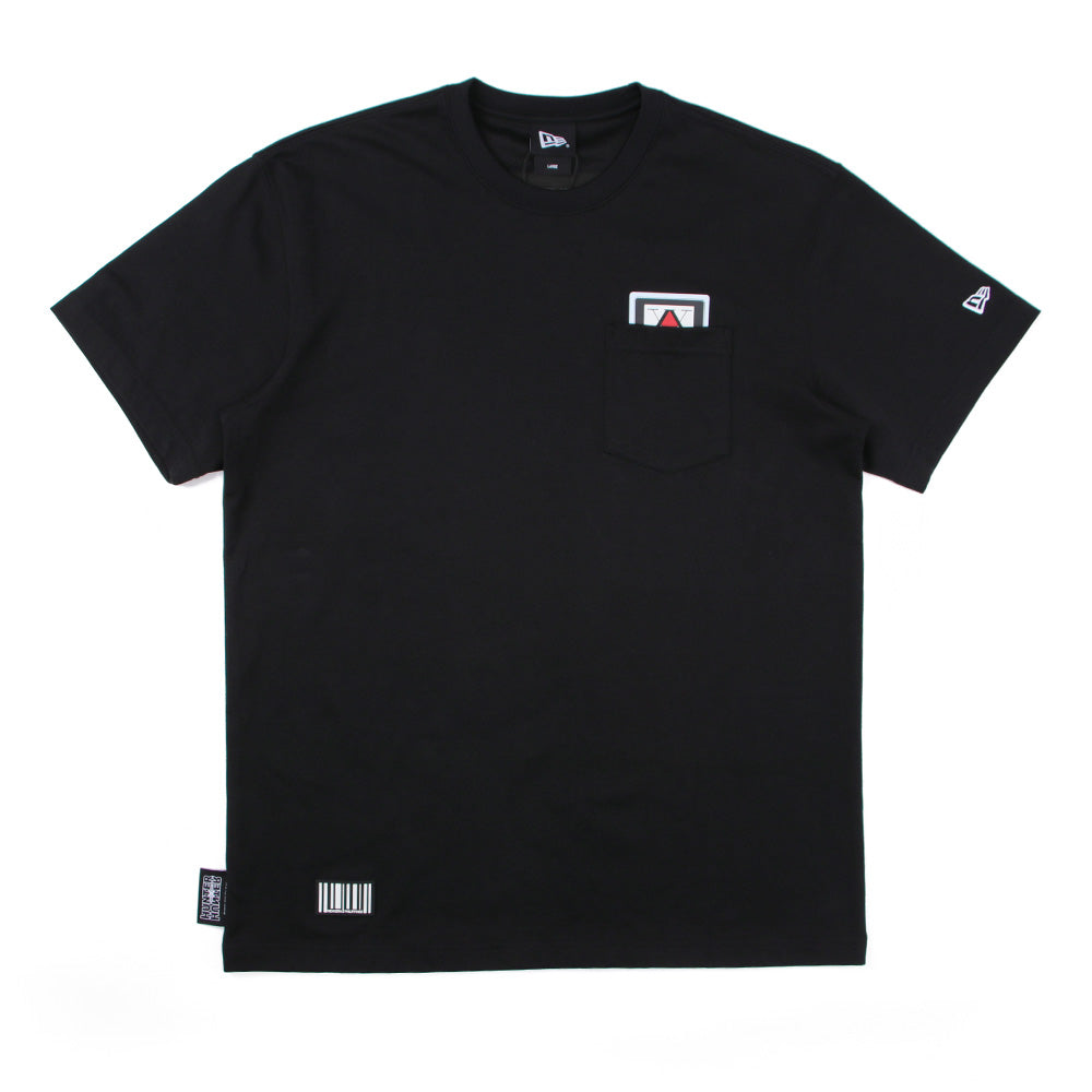 NEW ERA HUNTER×HUNTER クロロ　hunter×hunter New Era x HUNTER x HUNTER Logo Black COOLERA Short Sleeve T-Shirt
