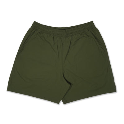 New Olive Woven Lightweight Elastomultiester (EME) Shorts