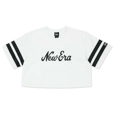 New Era Script Logo White Women American Jersey