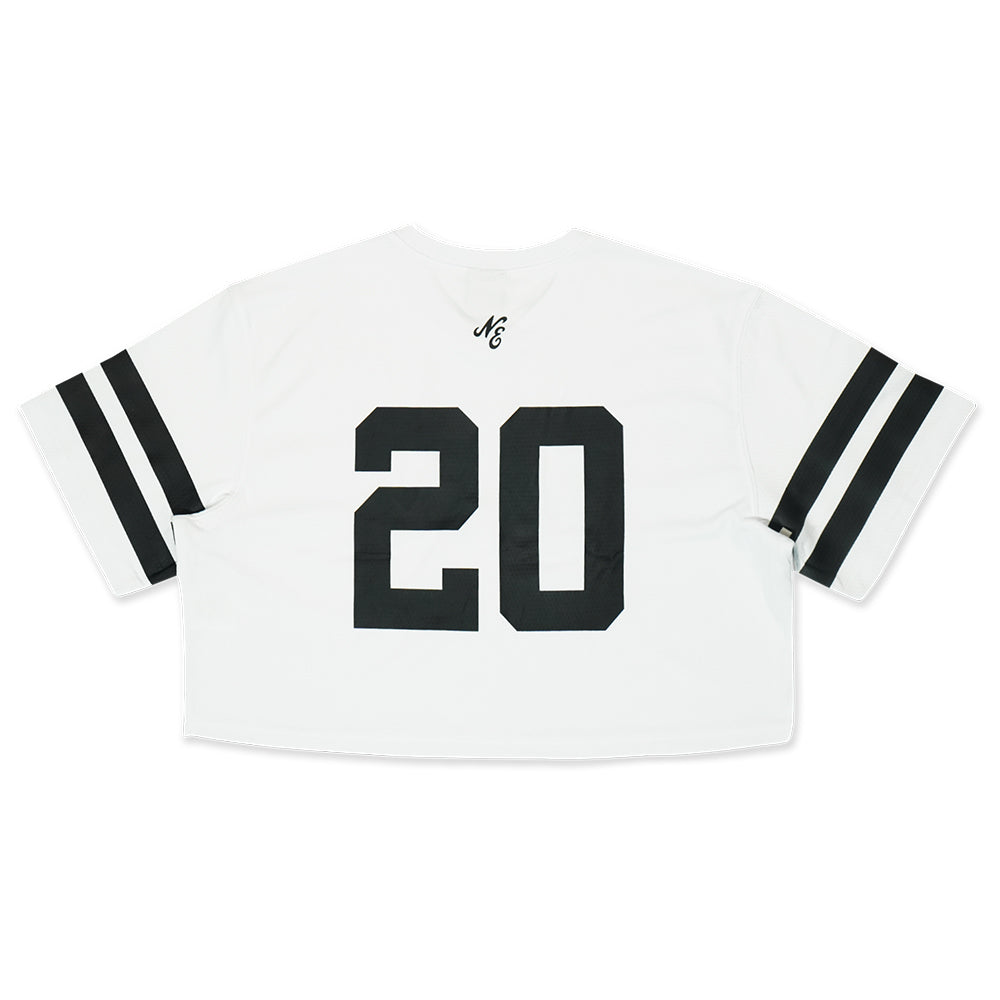New Era Script Logo White Women American Jersey