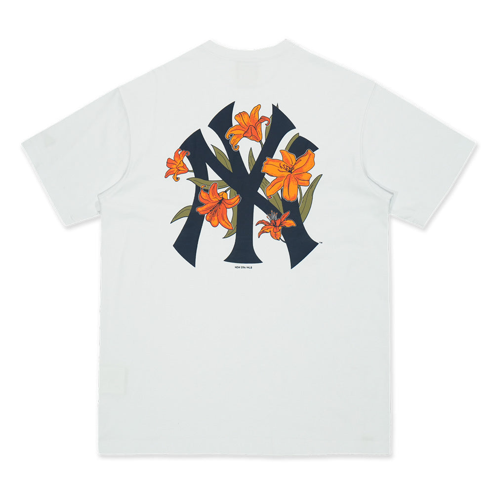 New Era New York Yankees Floral FW26 White COOLERA Short Sleeve T-Shirt