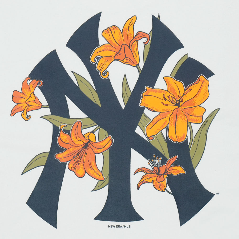 New Era New York Yankees Floral FW26 White COOLERA Short Sleeve T-Shirt