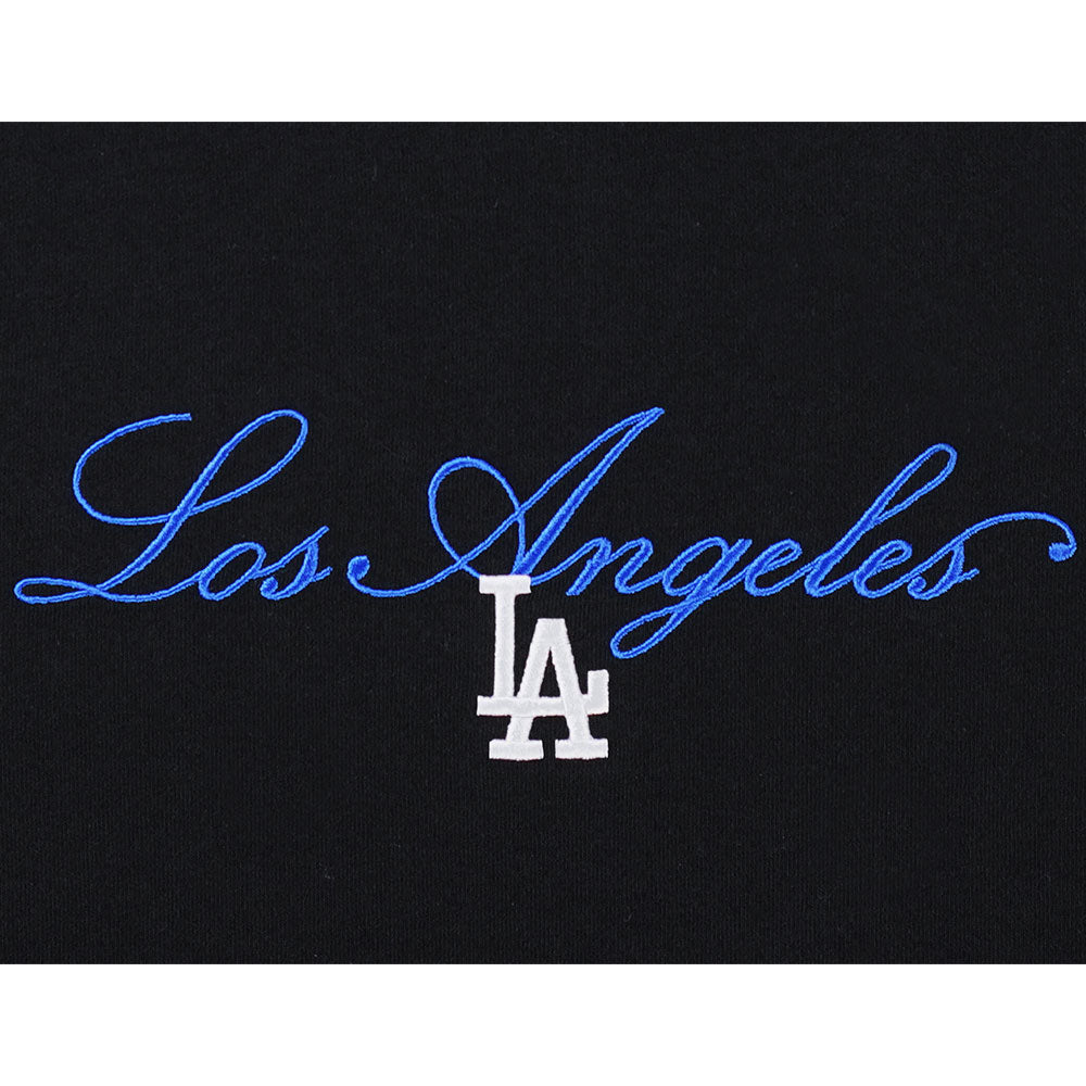 New Era Los Angeles Dodgers Cross Panels Script Black COOLERA Short Sleeve T-Shirt