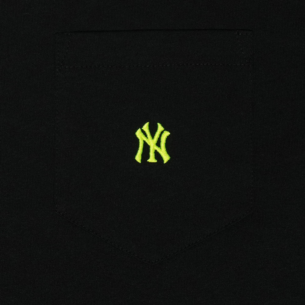 New Era New York Yankees Color Era FW26 Black Short Pocket Sleeve T-Shirt
