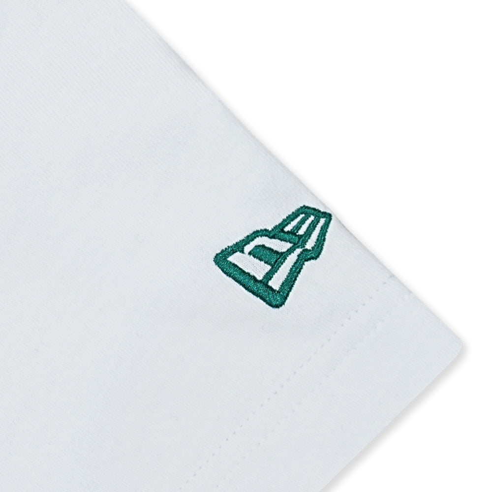 New Era NE Script Assorted Graphic Cadet White Short Sleeve T-Shirt