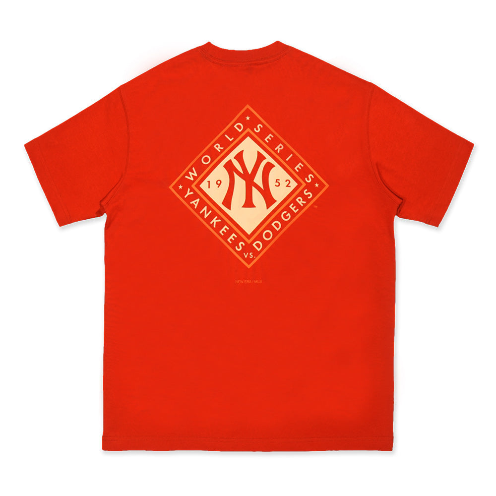 New Era New York Yankees 5950 Pack Fall Park Warm Flame Cooperstown COOLERA Short Sleeve T-Shirt