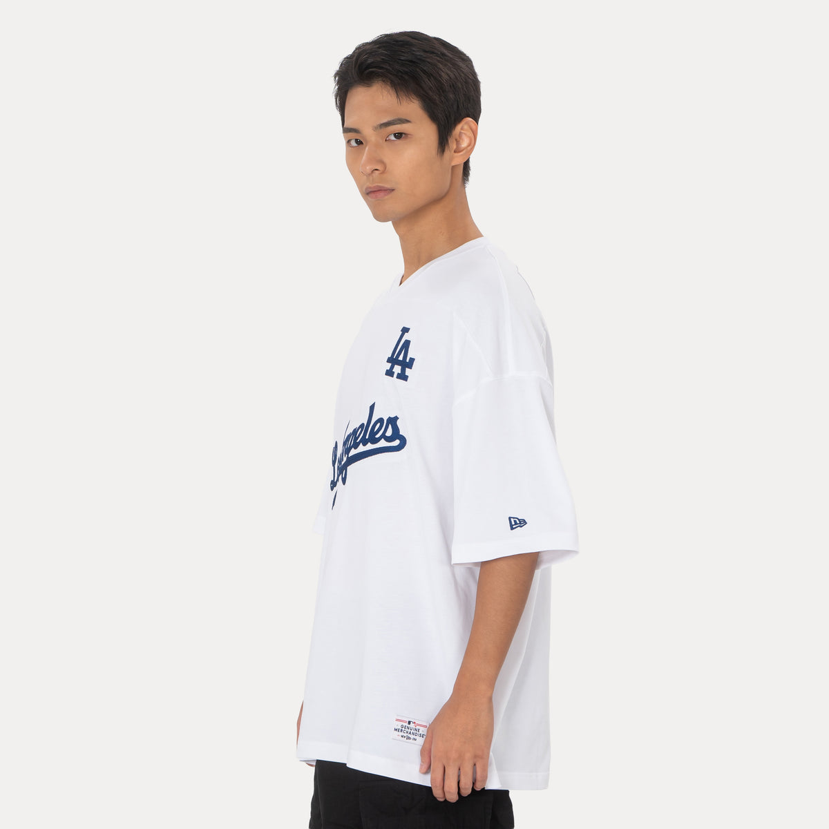 New Era Los Angeles Dodgers NE Fan Fam White Short Sleeve Jersey