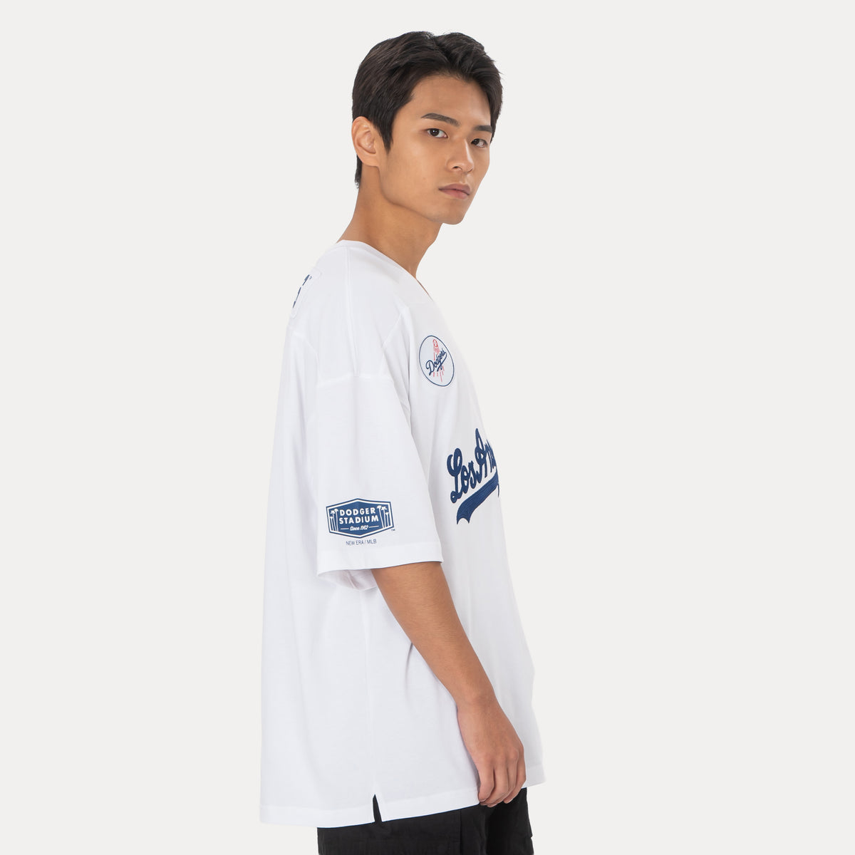 New Era Los Angeles Dodgers NE Fan Fam White Short Sleeve Jersey