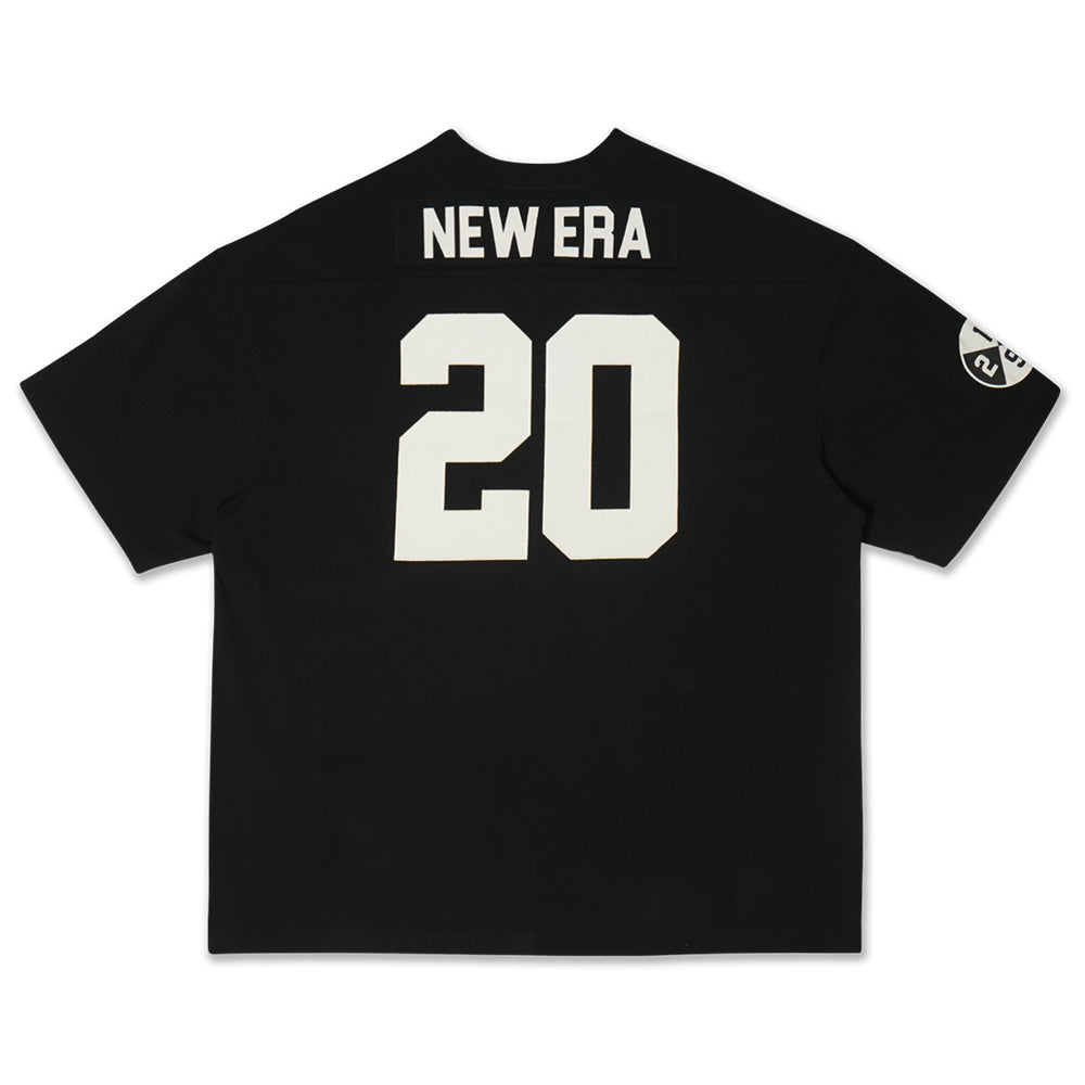New Era Wordmark NE Fan Fam Black Short Sleeve Jersey