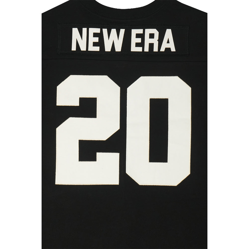 New Era Wordmark NE Fan Fam Black Short Sleeve Jersey