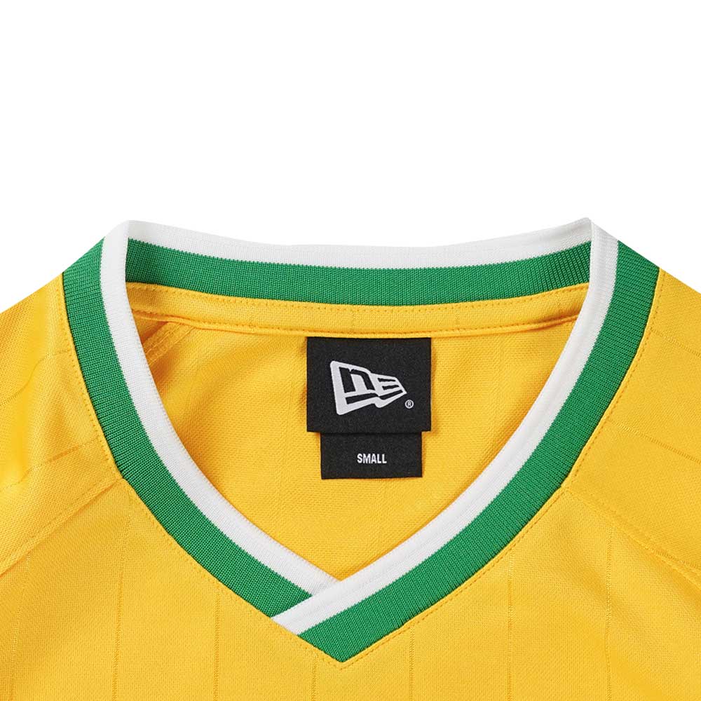 New Era Wordmark Game Day Yellow Soccer Jersey