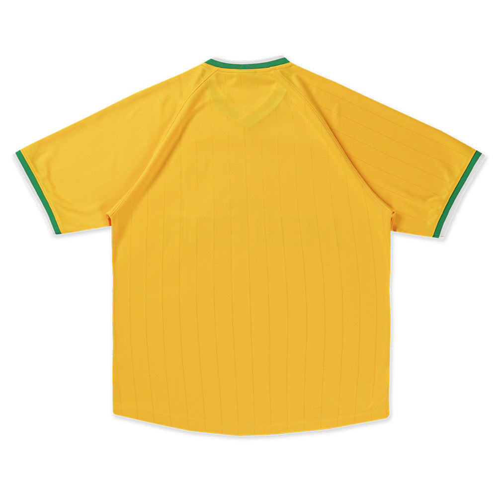 New Era Wordmark Game Day Yellow Soccer Jersey