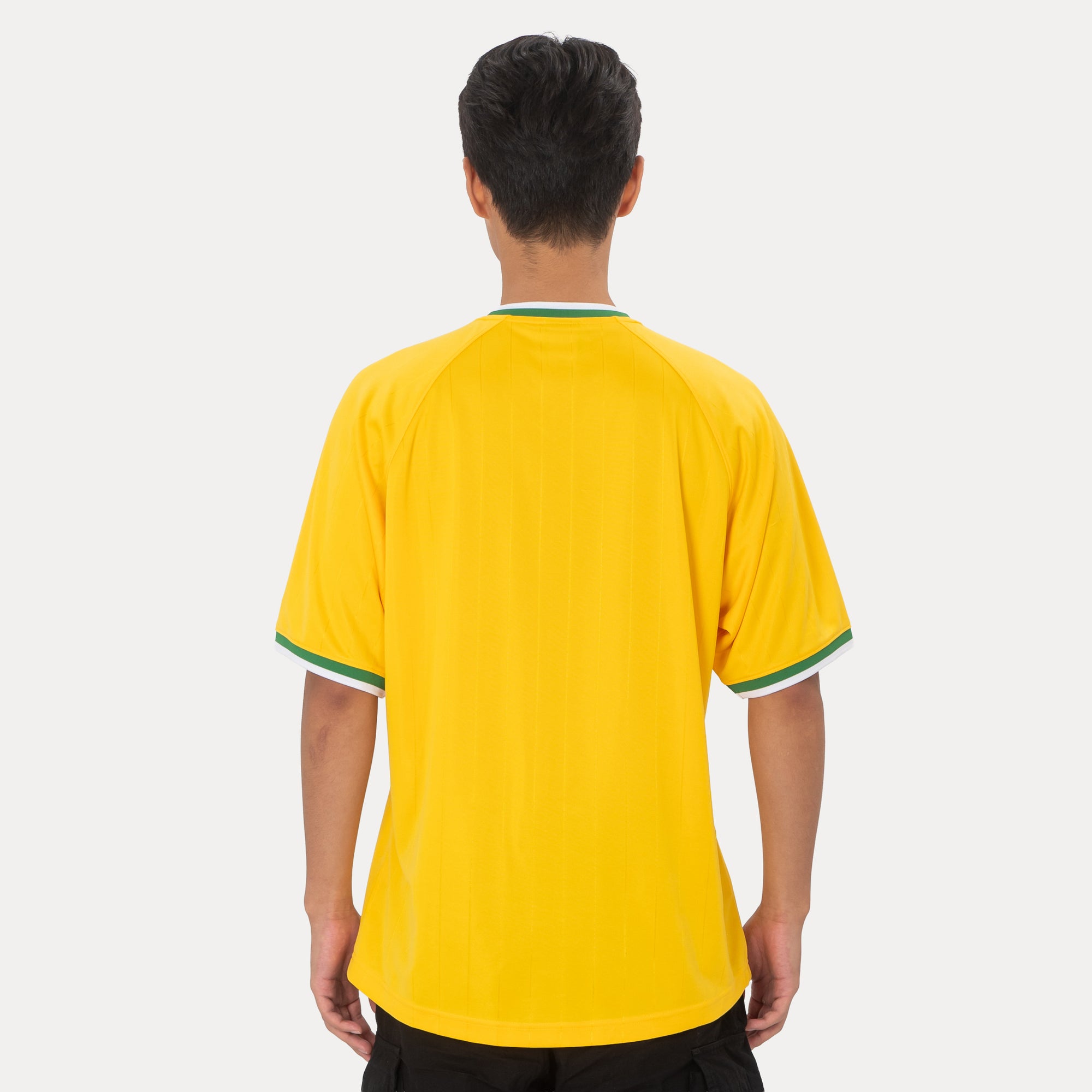 Wordmark Game Day Yellow Soccer Jersey