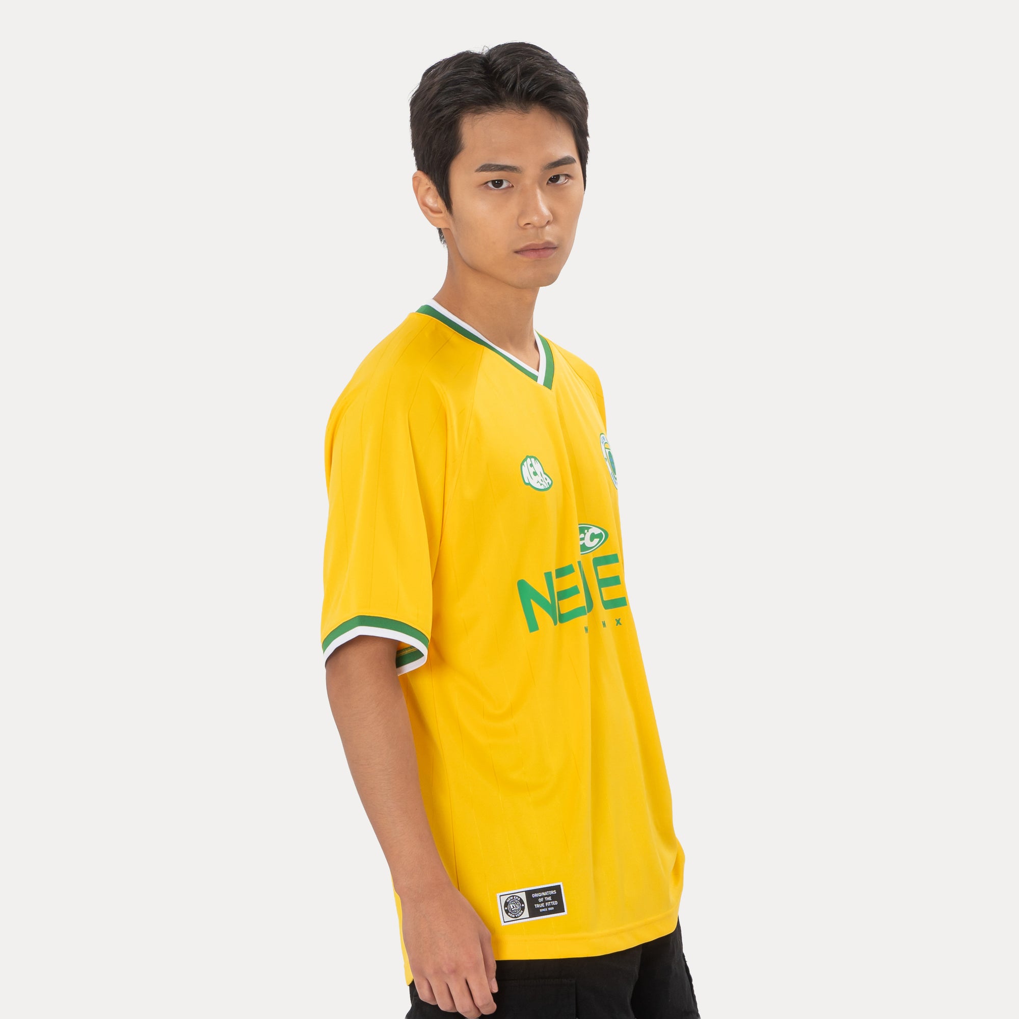 Wordmark Game Day Yellow Soccer Jersey