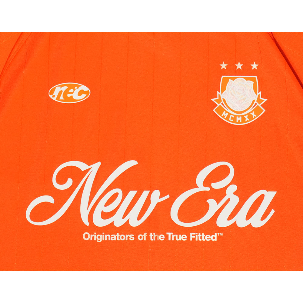 New Era Script Game Day Orange Soccer Jersey