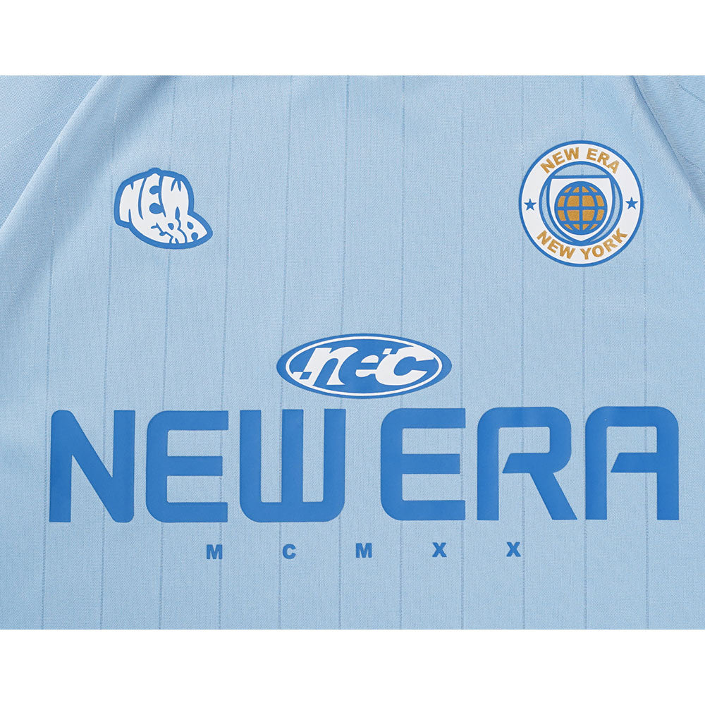 New Era Wordmark Game Day Light Blue Soccer Jersey