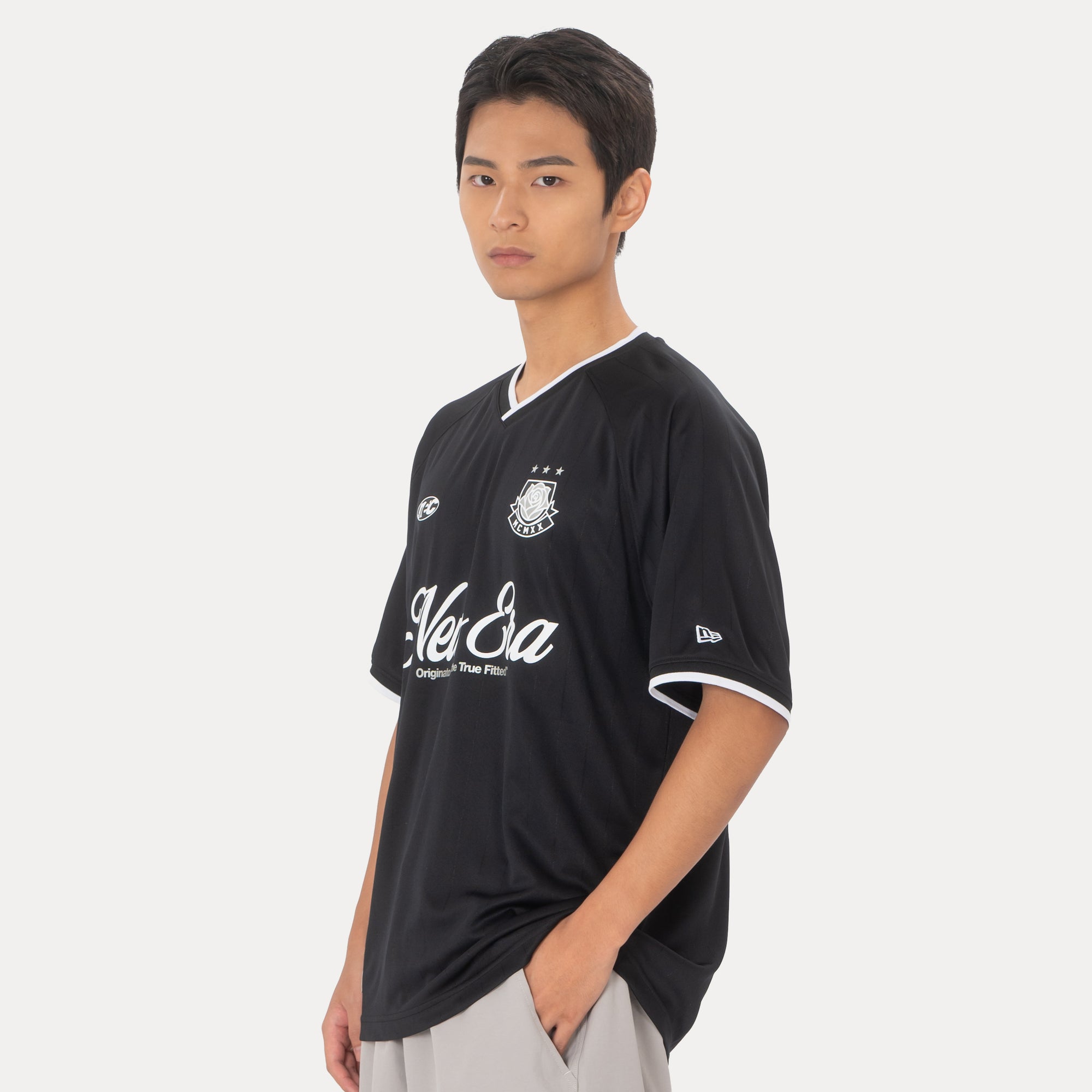 Script Game Day Black Soccer Jersey