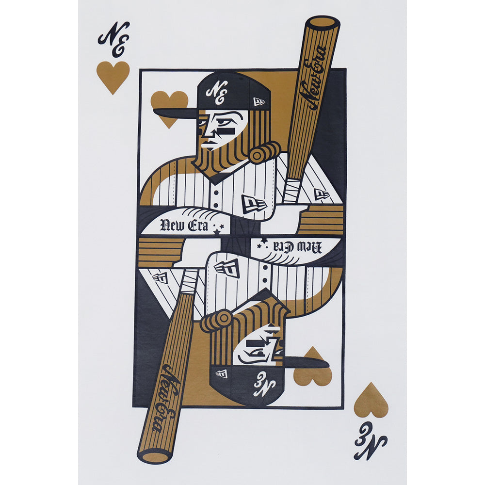 New Era NE Logo Playing Cards Black COOLERA Oversized Short Sleeve T-Shirt