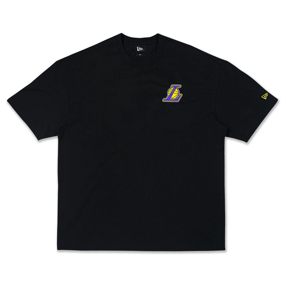 New Era Los Angeles Lakers Playing Cards Black Oversized COOLERA Short Sleeve T-Shirt