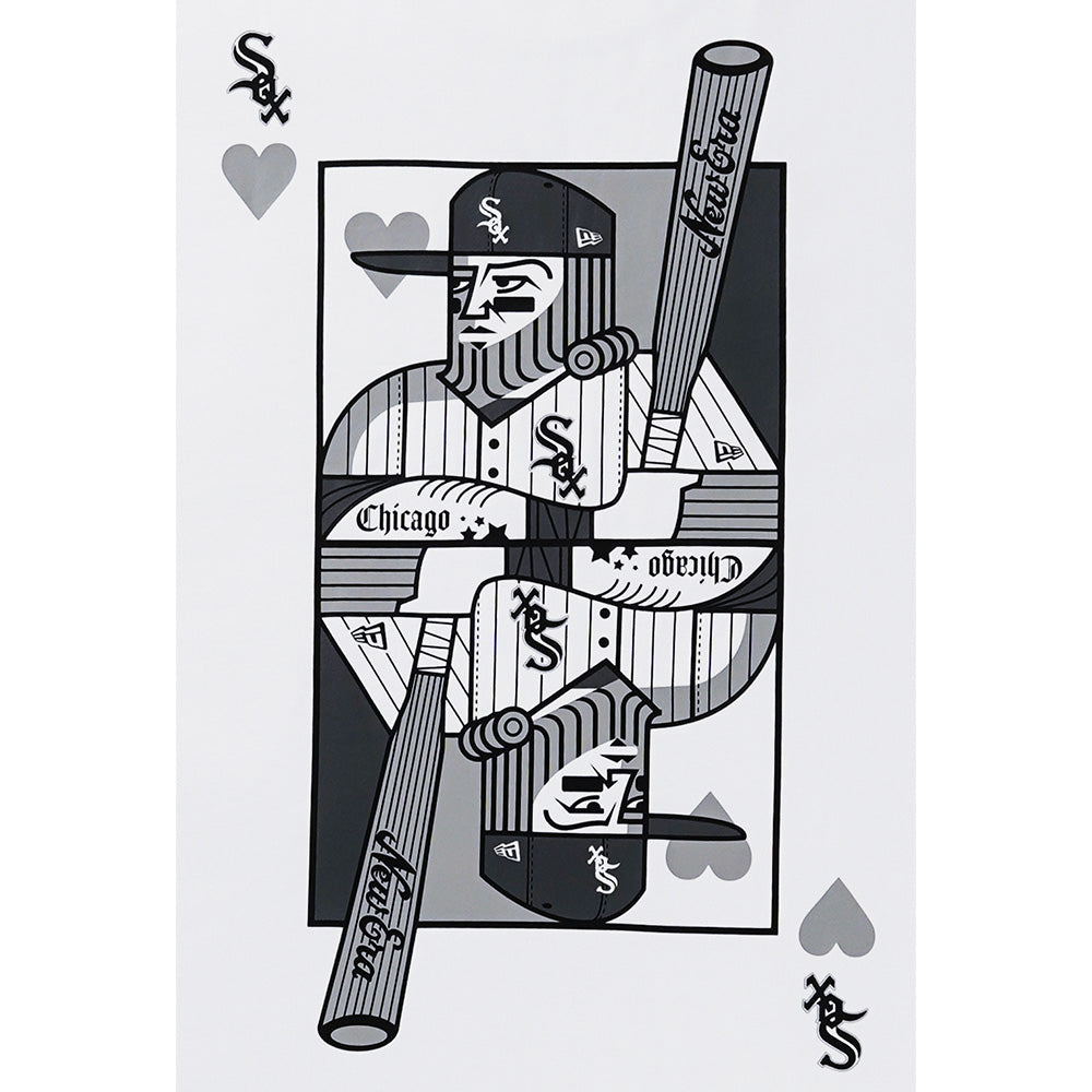 New Era Chicago White Sox Playing Cards White COOLERA Oversized Short Sleeve T-Shirt