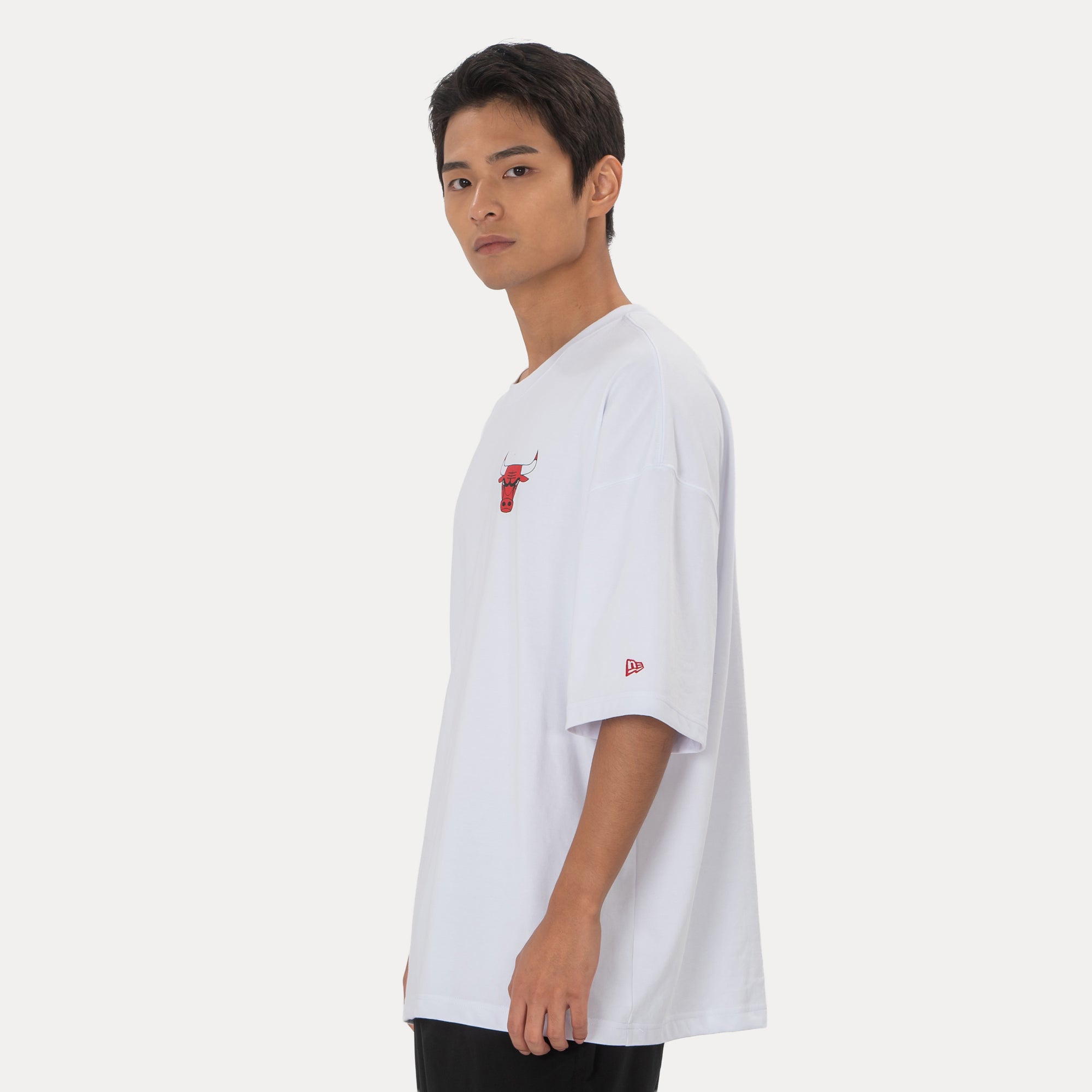 New Era Chicago Bulls Playing Cards White Oversized COOLERA Short Sleeve T-Shirt