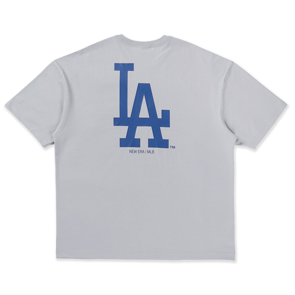 New Era Los Angeles Dodgers NE Fan Fam Dolphin Gray Oversized COOLERA Short Sleeve T-Shirt