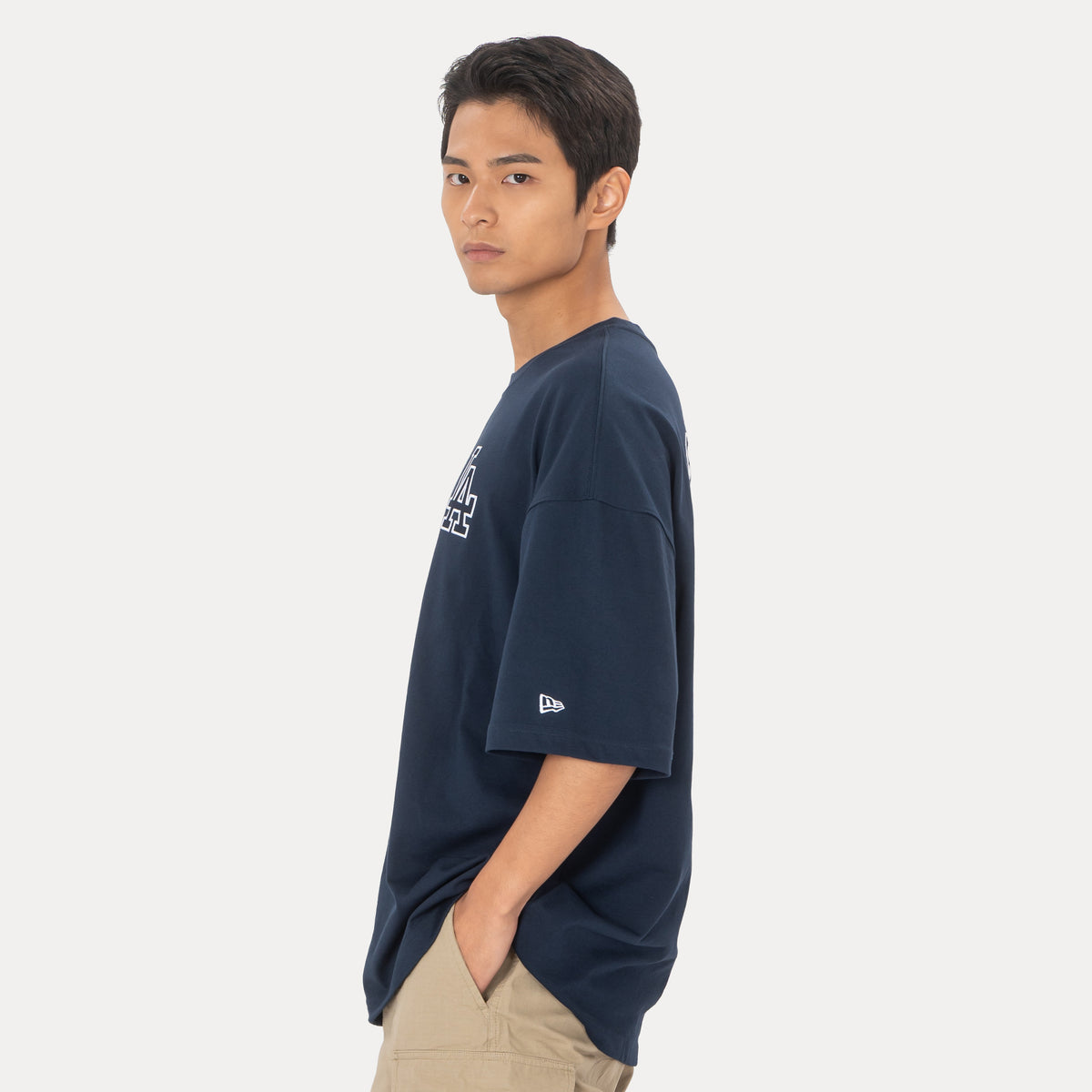 New Era Los Angeles Dodgers Arch Oceanside Blue Oversized COOLERA Short Sleeve T-Shirt