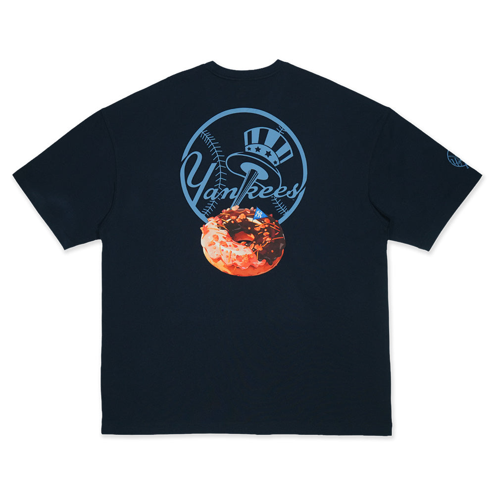 New Era New York Yankees Assorted Graphic Tee Oceanside Blue COOLERA Oversized Short Sleeve T-Shirt
