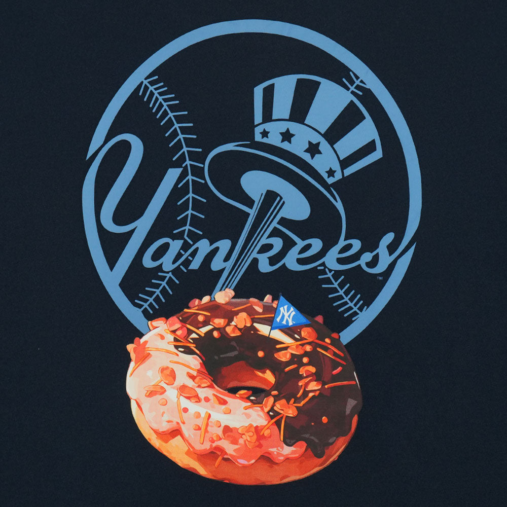 New Era New York Yankees Assorted Graphic Tee Oceanside Blue COOLERA Oversized Short Sleeve T-Shirt