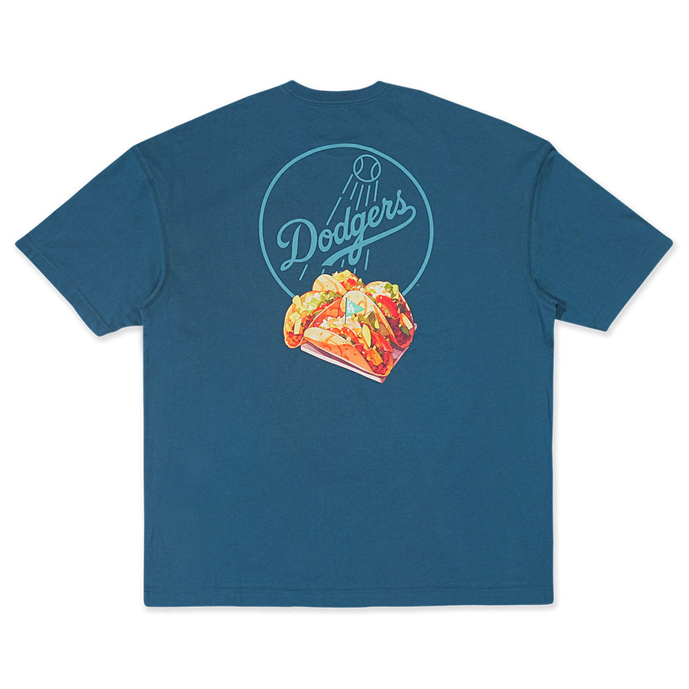 New Era Los Angeles Dodgers Assorted Graphic Tee Cadet Blue COOLERA Oversized Short Sleeve T-Shirt