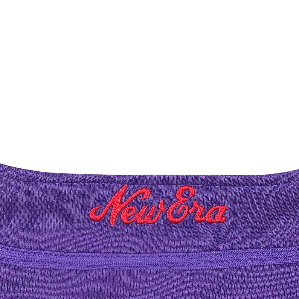 New Era Toronto Raptors Hardwood Classics 2026 Purple Baseball Jersey