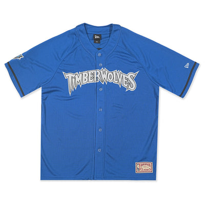 New Era Minnesota Timberwolves Hardwood Classics 2026 Blue Baseball Jersey