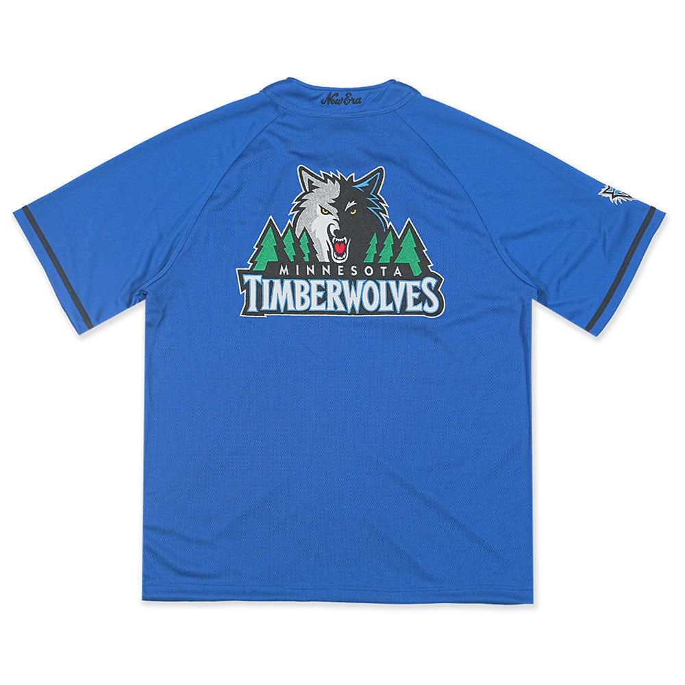 New Era Minnesota Timberwolves Hardwood Classics 2026 Blue Baseball Jersey
