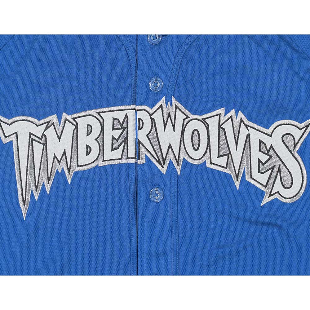 New Era Minnesota Timberwolves Hardwood Classics 2026 Blue Baseball Jersey